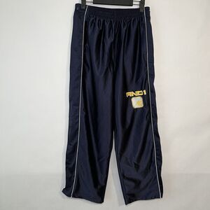 Vintage And1 Breakaway Tearaway Snap Pants Youth Boys Size XL 18/20 Navy Blue